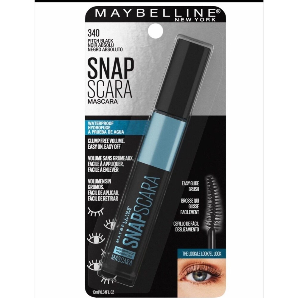 Maybelline Waterproof Snapscara Mascara 340 Pitch Black Discontinued